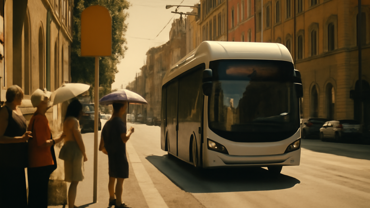 Quando l’elettrico incontra il caldo: i bus del quartiere come cartina di tornasole