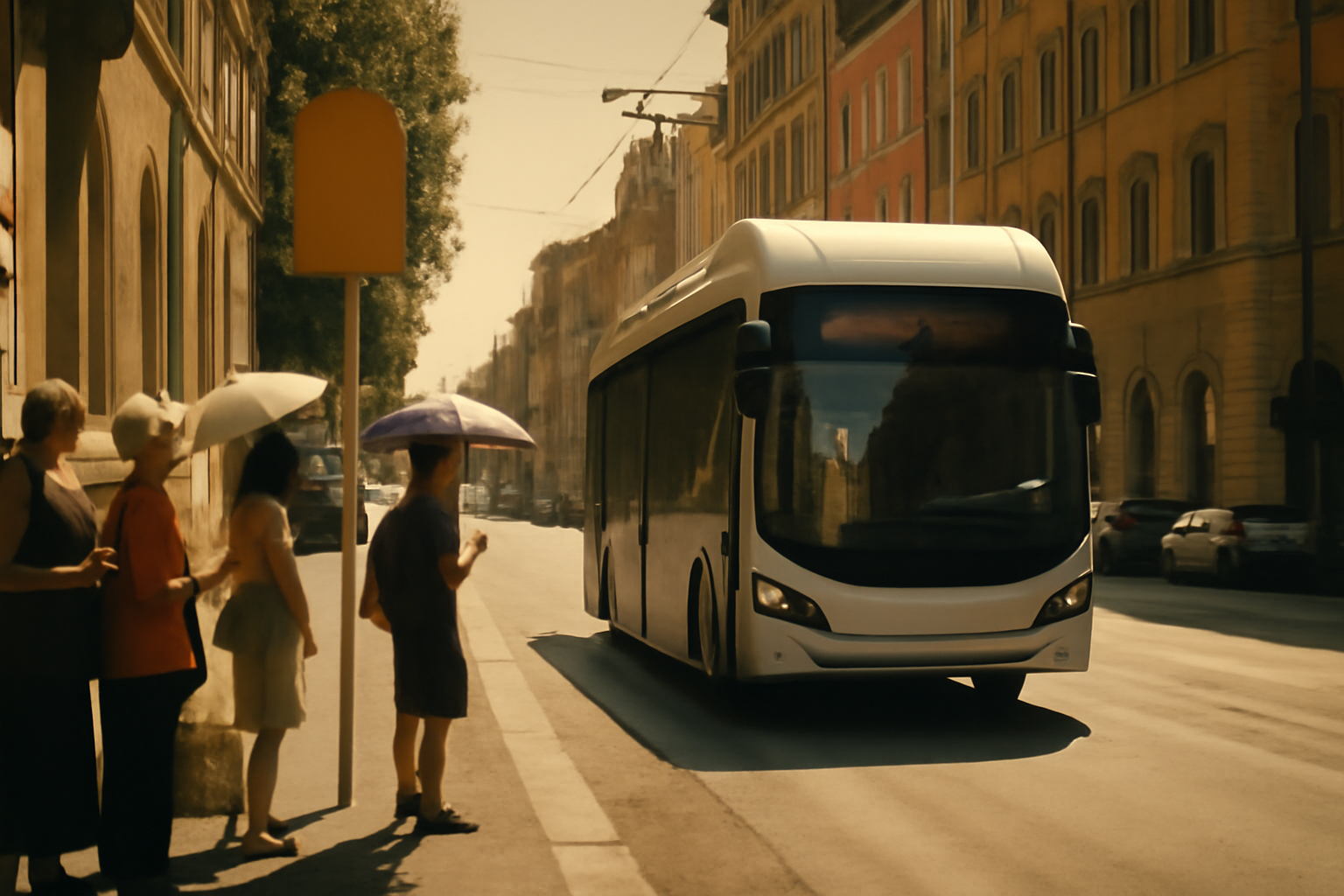 Quando l’elettrico incontra il caldo: i bus del quartiere come cartina di tornasole