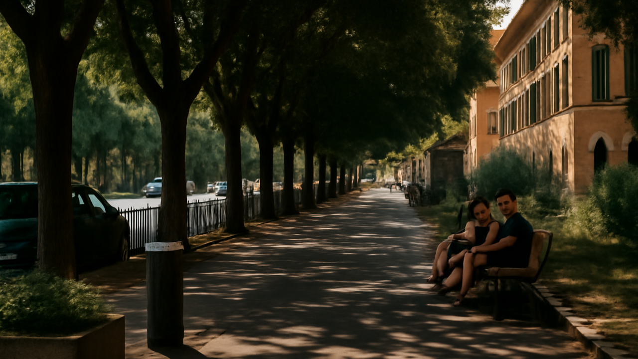 Quando l’ombra diventa infrastruttura: verde, microclimi e acqua per attraversare l’estate a Roma