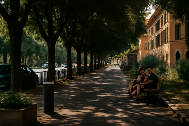 Quando l’ombra diventa infrastruttura: verde, microclimi e acqua per attraversare l’estate a Roma