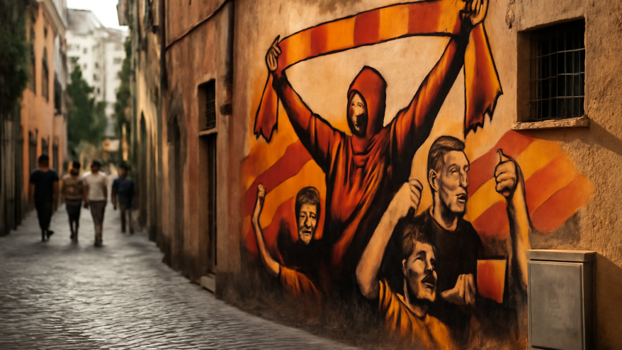 Testaccio e Trastevere, un muro per i 99 anni: quando il tifo diventa memoria di quartiere