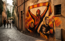 Testaccio e Trastevere, un muro per i 99 anni: quando il tifo diventa memoria di quartiere