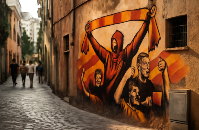 Testaccio e Trastevere, un muro per i 99 anni: quando il tifo diventa memoria di quartiere