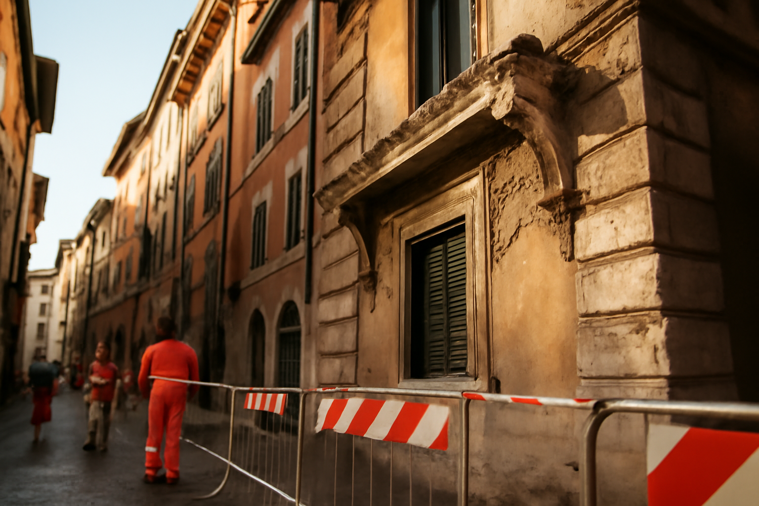 Via Roma, il cornicione che crolla: quando la manutenzione diventa sicurezza