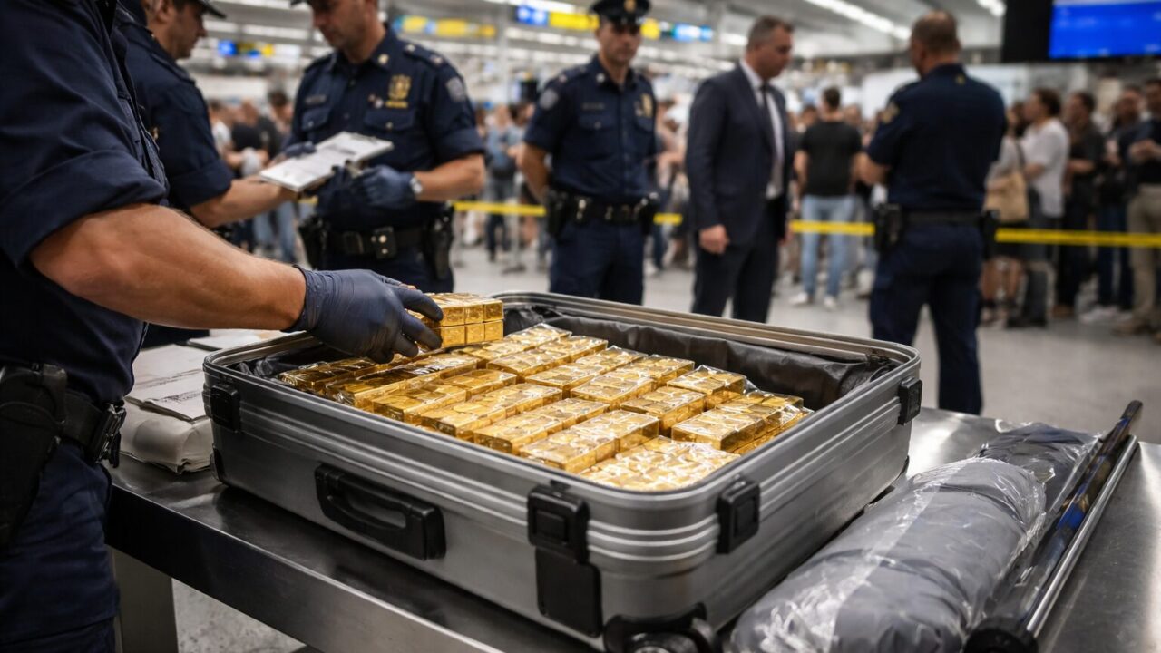 Lingotti d’oro bloccati a Fiumicino: cosa implica per la sicurezza aeroportuale?