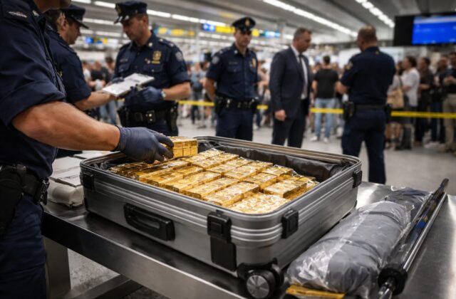 Lingotti d’oro bloccati a Fiumicino: cosa implica per la sicurezza aeroportuale?