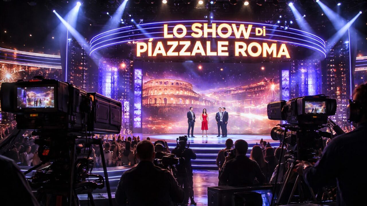 Lo show di piazzale Roma: il coraggioso tentativo di rilanciare la TV tradizionale