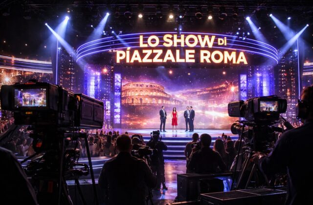 Lo show di piazzale Roma: il coraggioso tentativo di rilanciare la TV tradizionale