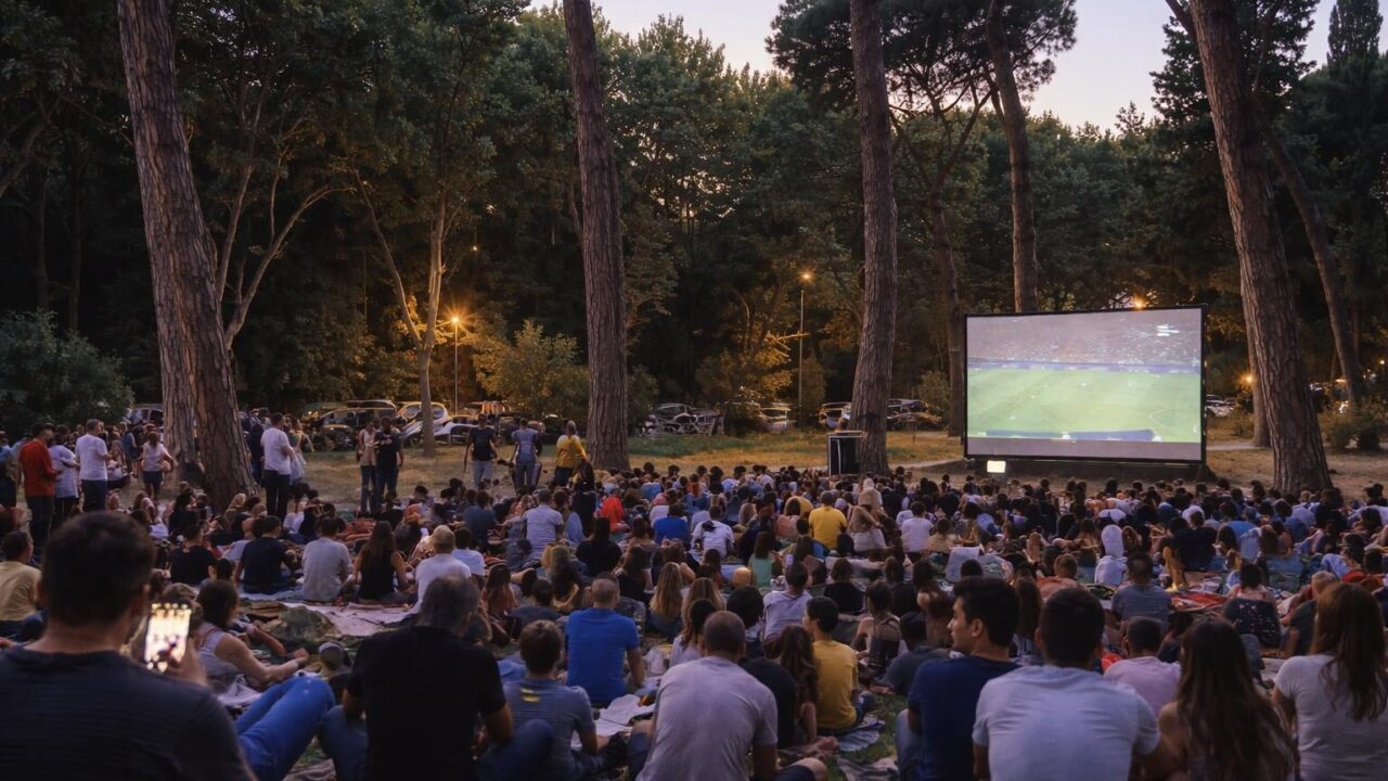Maxi schermi a Roma: festa o caos in arrivo per la finale dei Mondiali?
