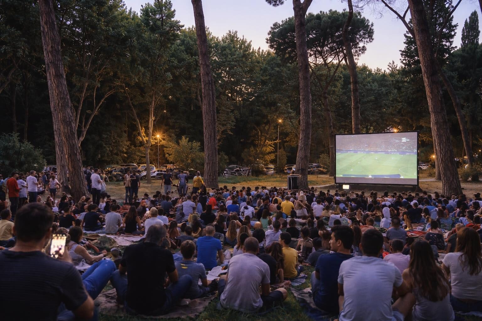 Maxi schermi a Roma: festa o caos in arrivo per la finale dei Mondiali?