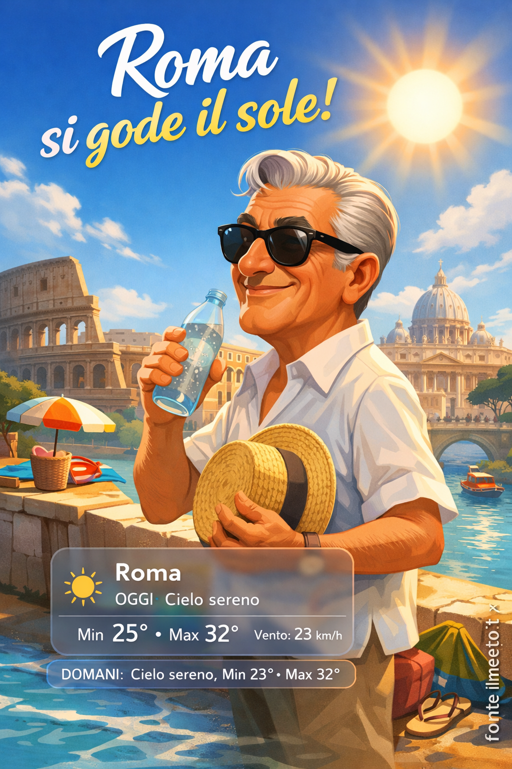 Storia meteo Roma oggi e domani - 7 Luglio 2026