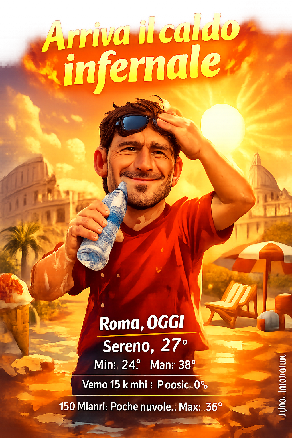 Storia meteo Roma oggi e domani - 13 Luglio 2026
