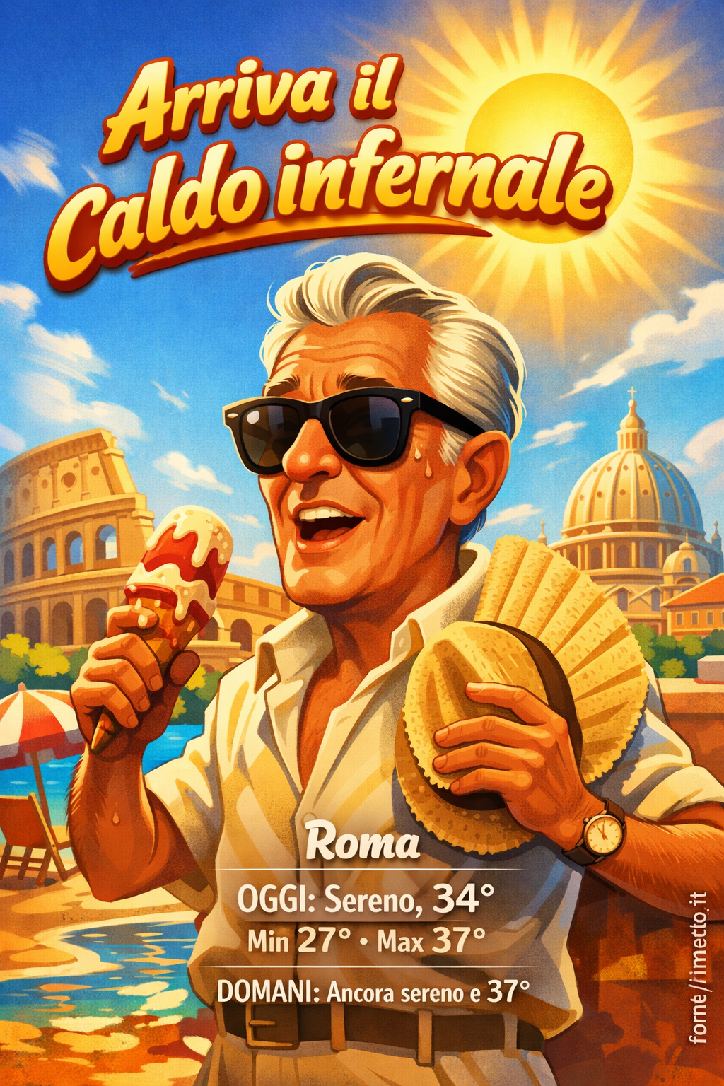 Storia meteo Roma oggi e domani - 15 Luglio 2026