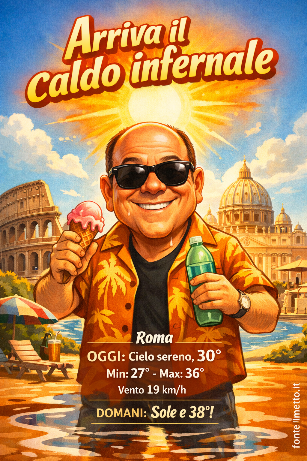 Storia meteo Roma oggi e domani - 17 Luglio 2026