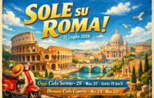 Meteo Roma, previsioni di oggi 21 Luglio 2026: cielo sereno