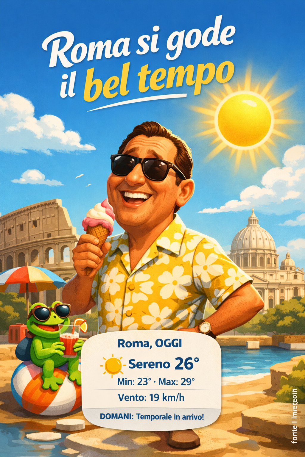 Storia meteo Roma oggi e domani - 25 Luglio 2026
