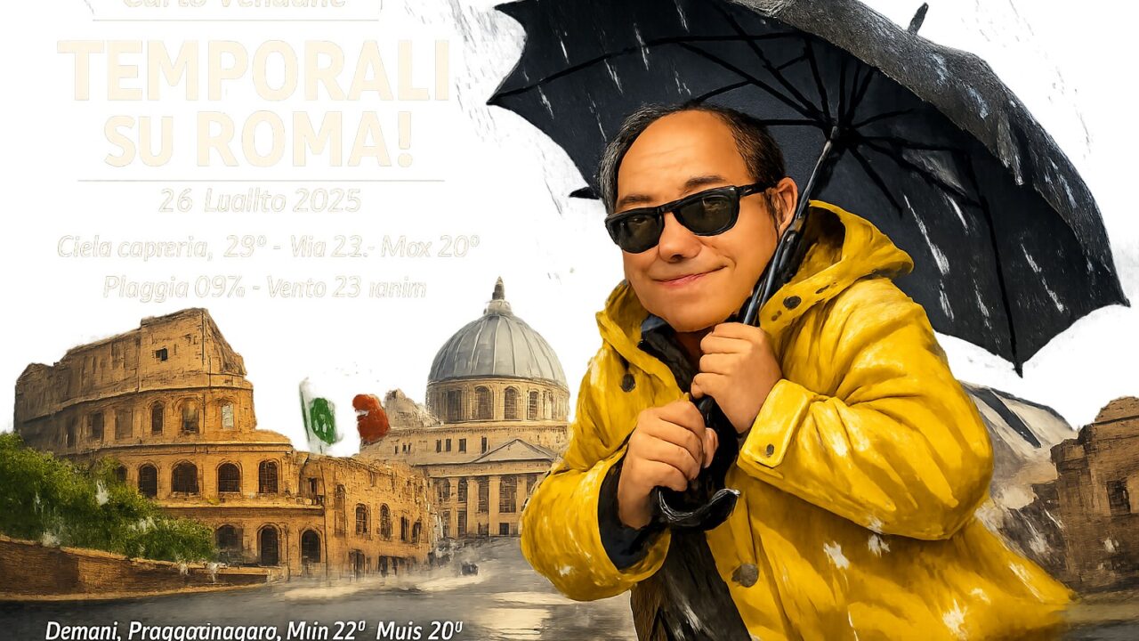 Meteo Roma, previsioni di oggi 26 Luglio 2026: cielo coperto