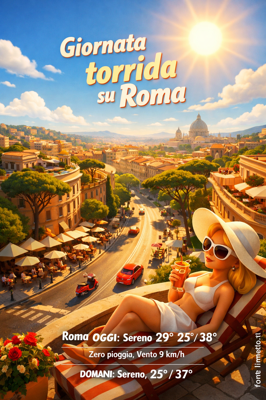 Storia meteo Roma oggi e domani - 30 Luglio 2026