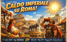Meteo Roma, previsioni di oggi 31 Luglio 2026: sereno