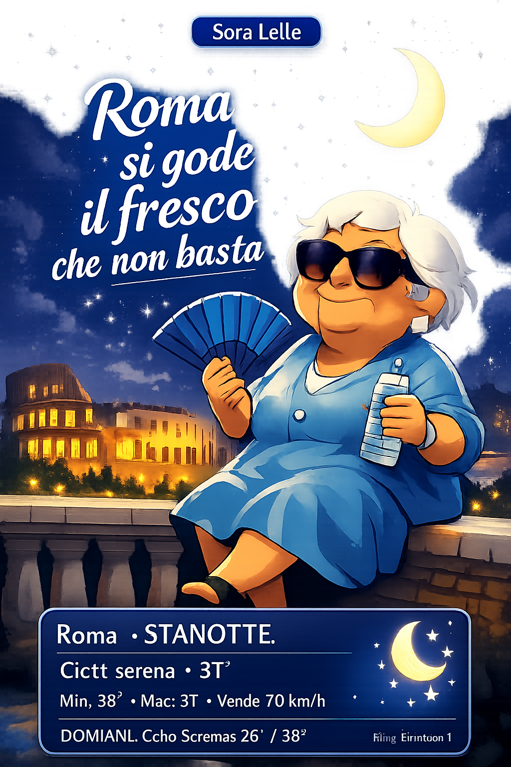 Storia meteo Roma notte - 31 Luglio 2026