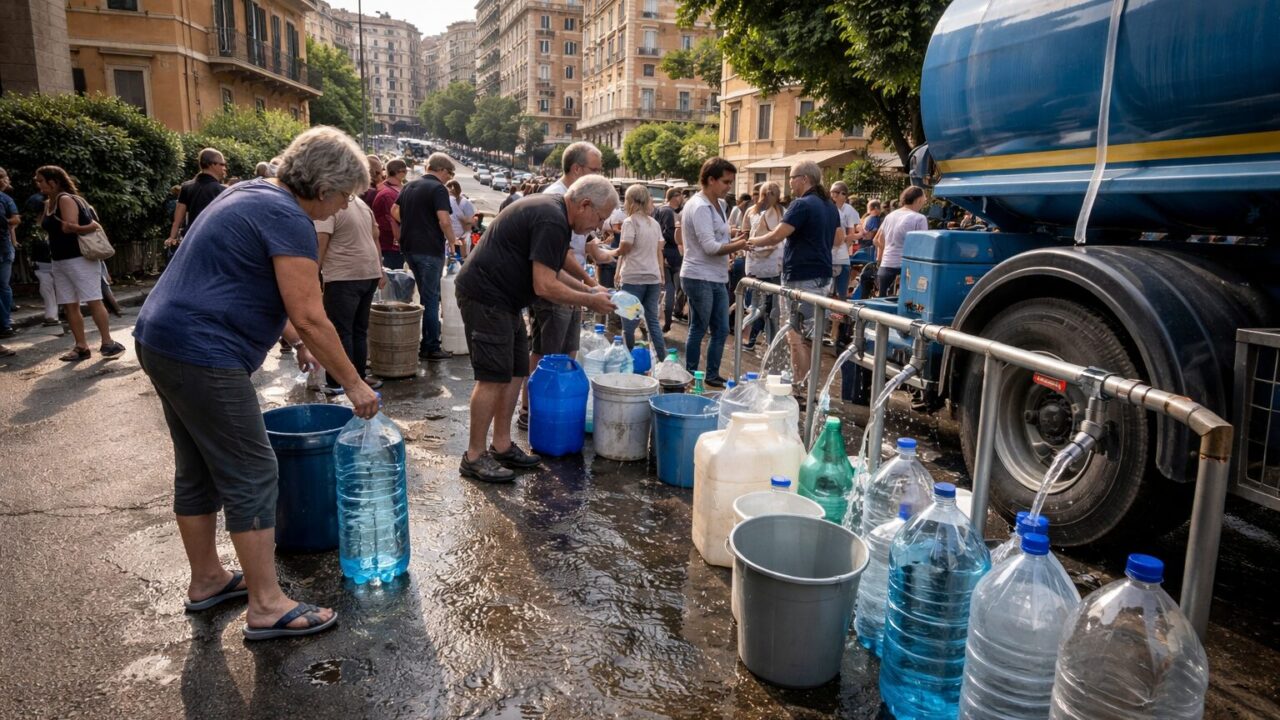 Monteverde in crisi: 14 ore senza acqua, i disagi che colpiscono la comunità