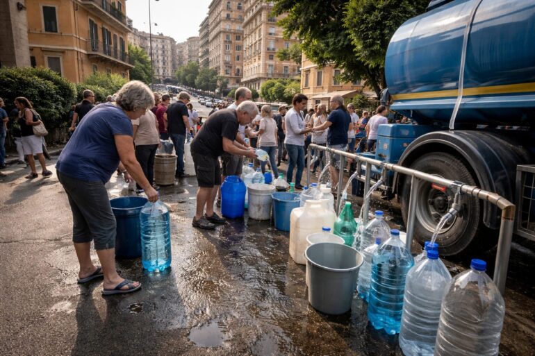 Monteverde in crisi: 14 ore senza acqua, i disagi che colpiscono la comunità