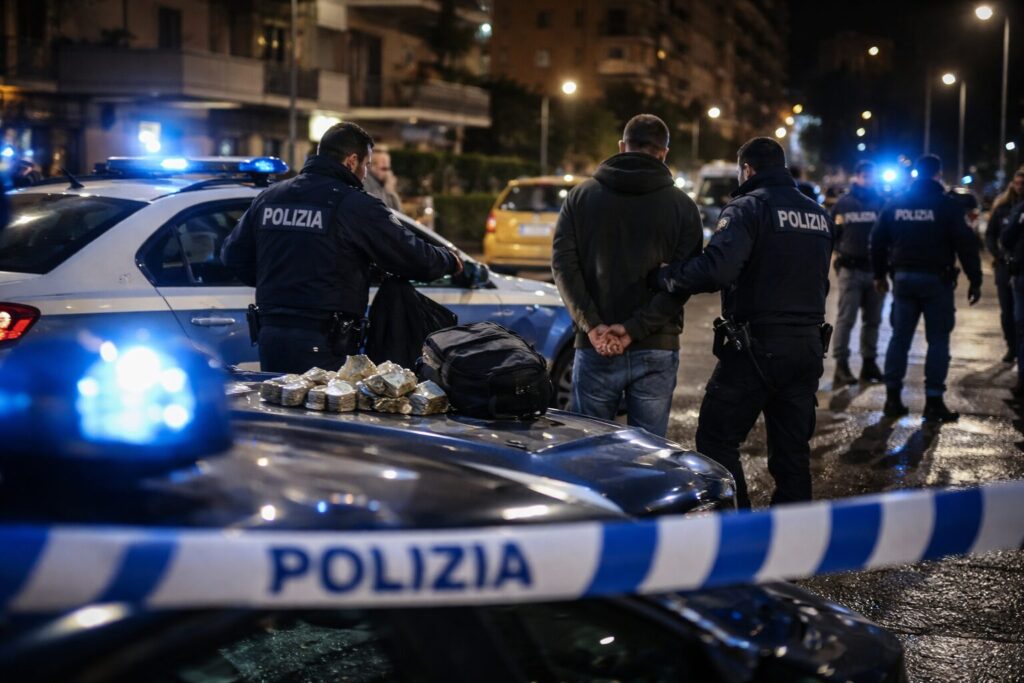 Operazione antidroga a Roma: arrestato calabrese con mezzo chilo di hashish