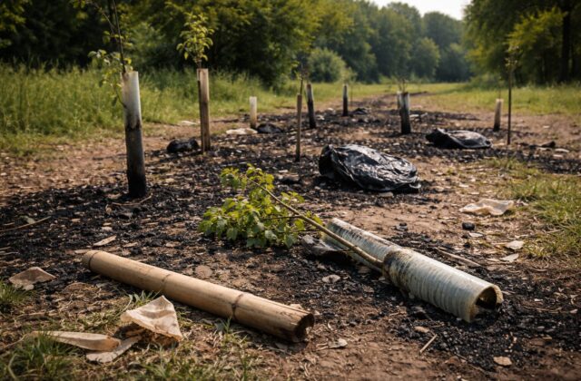Parco Bonafede: vandalismo e la sfida della riforestazione che nessuno sembra affrontare