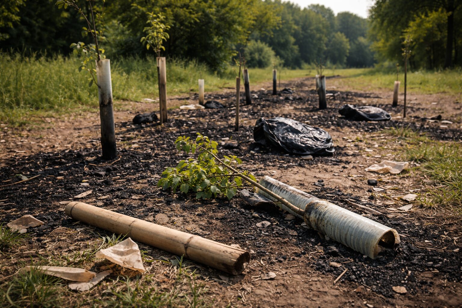Parco Bonafede: vandalismo e la sfida della riforestazione che nessuno sembra affrontare