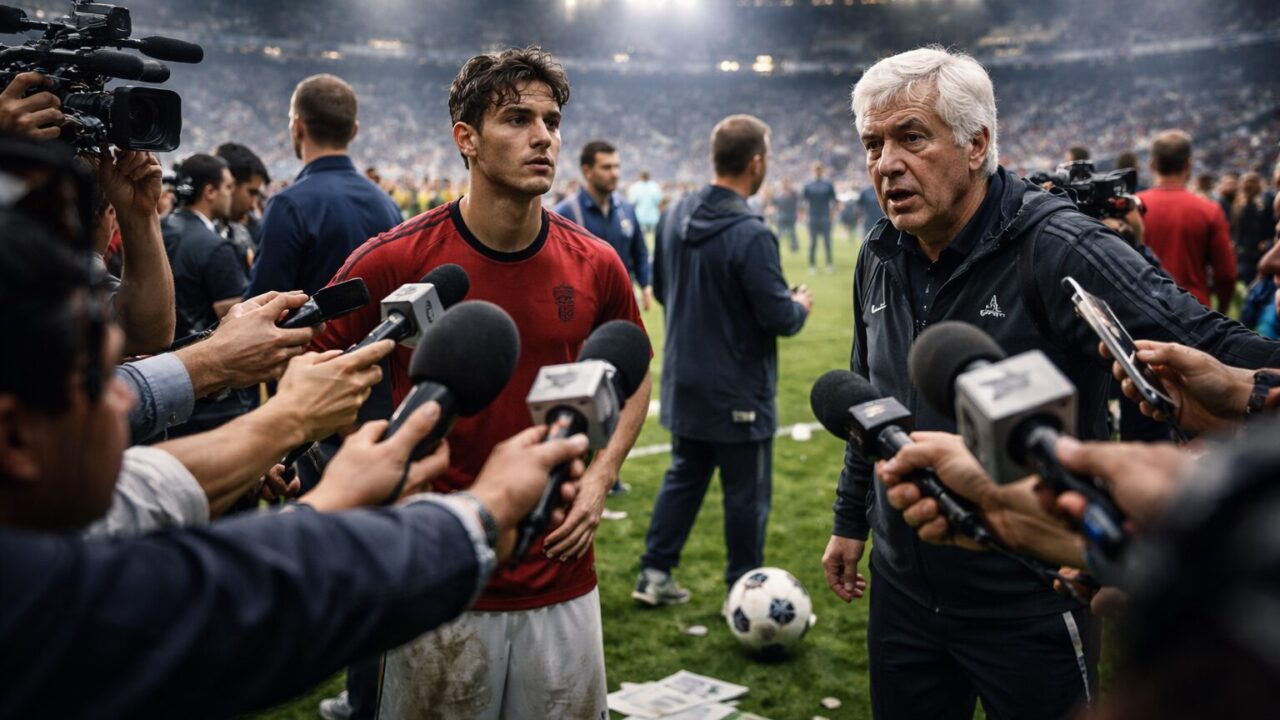 Pellegrini, Gasperini e le Fake News: Un Calcio in Subbuglio