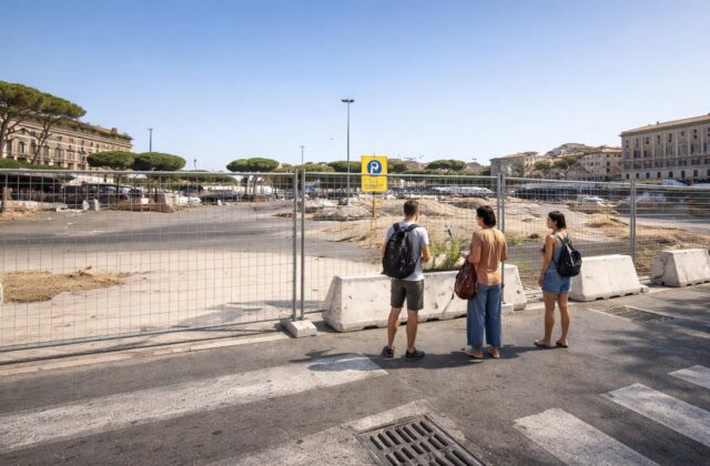 Pendolari nel caos: i lavori a Piazza dei Cinquecento mettono a rischio i trasporti a Roma