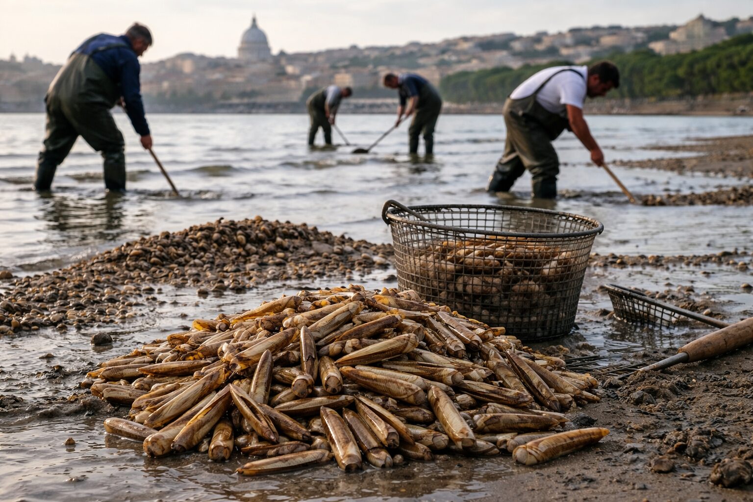 Pesca dei Cannolicchi a Roma: Opportunità Economiche o Rischi Ambientali?