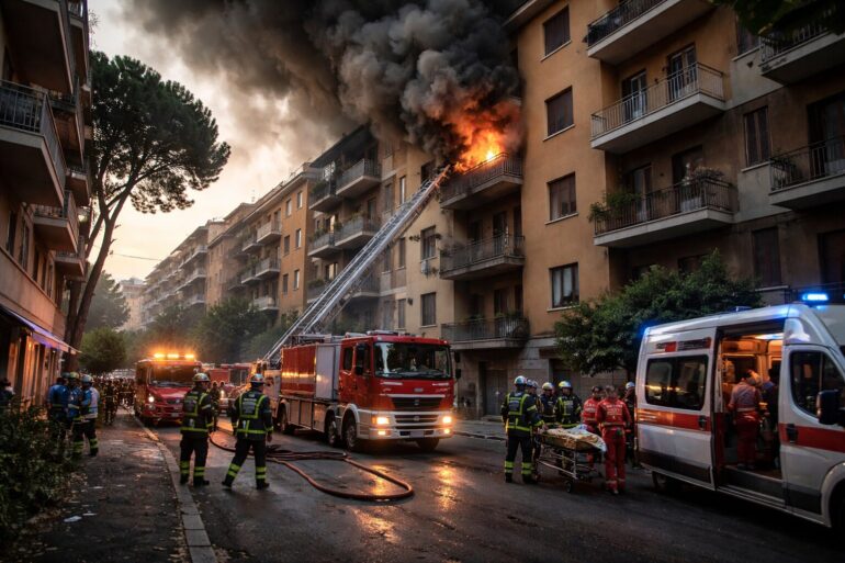 Portuense in fiamme: Quattro intossicati e la sfida della sicurezza urbana