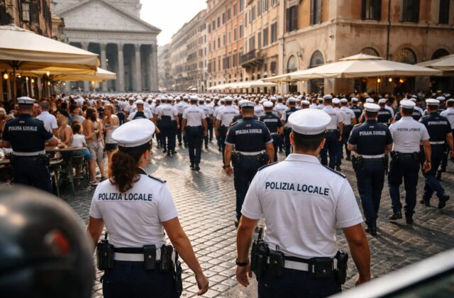 Potenziamento della sicurezza o mera illusione? I 100 vigili nel cuore di Roma