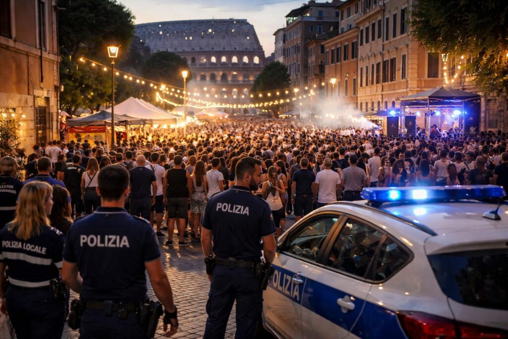 Quartieri di Roma: La Sicurezza Giocata a Rischio all’Insegna degli Eventi