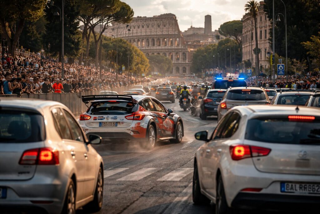 Rally Roma Capitale 2026: Daprà leader, ma il traffico insostenibile fa discutere