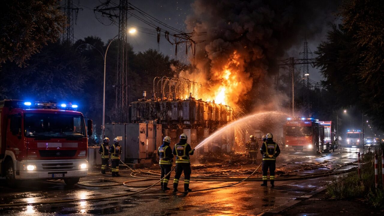 Roma al buio: l’incendio di Settebagni rivela la fragilità delle infrastrutture elettriche