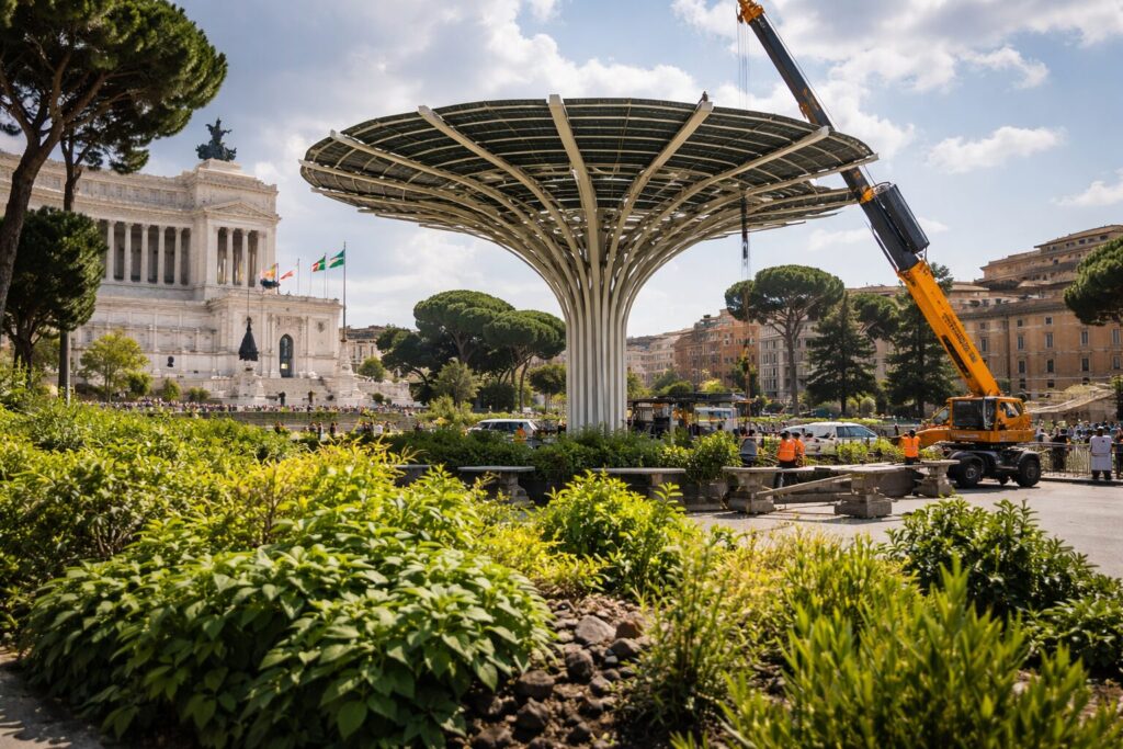 Roma dice addio all’Albero Bioclimatico: il futuro è nel verde diffuso?