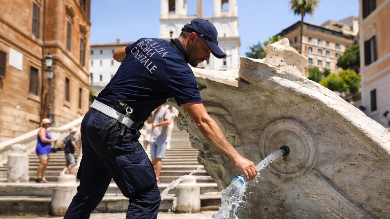Roma in balìa del caldo torrido: 38 gradi e notti tropicali da incubo