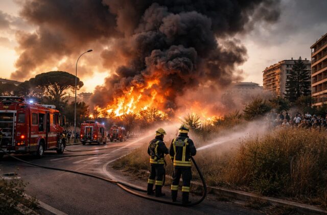 Roma in Emergenza: 25 Incendi in Poche Ore e il Grido di Allerta dei Residenti