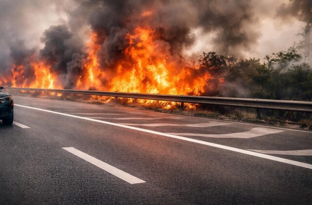 Roma in fiamme: incendi devastanti bloccano il Raccordo Anulare e mettono a rischio la sicurezza stradale
