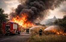 Roma in Fiamme: Incendi di Sterpaglie e Colture Rivelano Un’Emergenza Ignorata