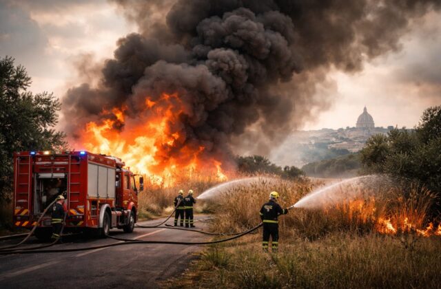 Roma in Fiamme: Incendi di Sterpaglie e Colture Rivelano Un’Emergenza Ignorata
