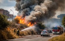 Roma in Fiamme: Incendio alla Pisana Accende l’Allerta per la Sicurezza Ambientale