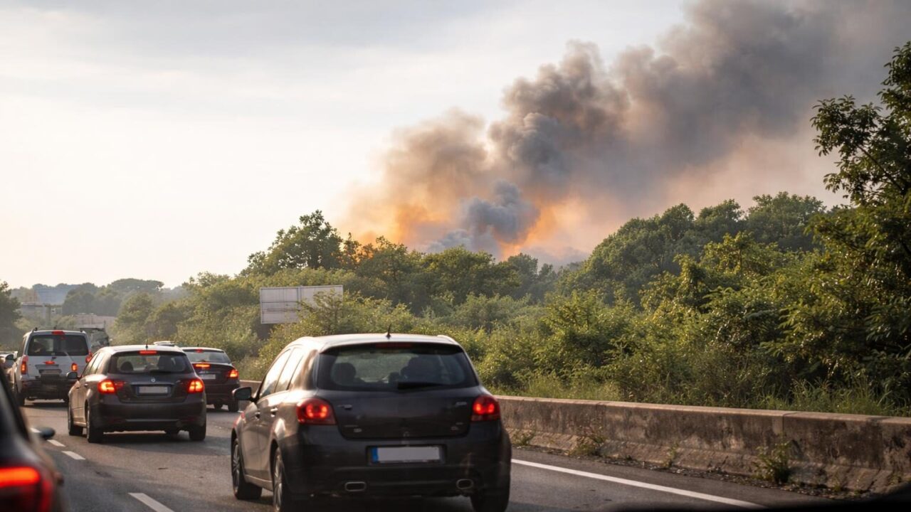 Roma in Fiamme: Incendio Blocca Traffico e Complica la Vita dei Romani