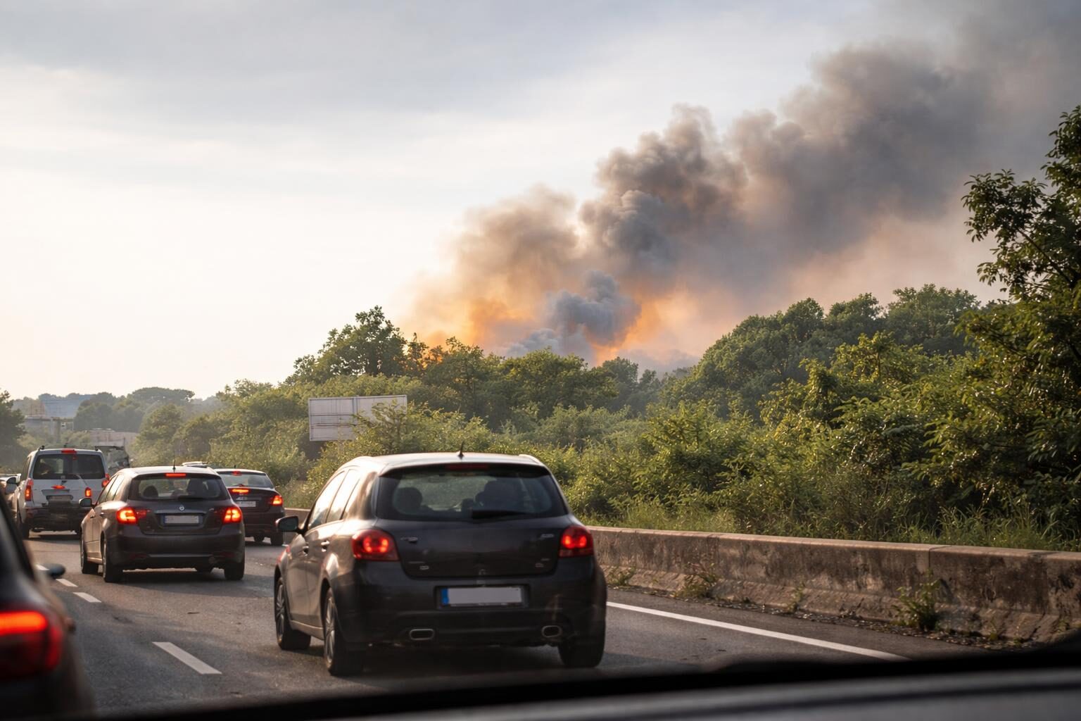 Roma in Fiamme: Incendio Blocca Traffico e Complica la Vita dei Romani
