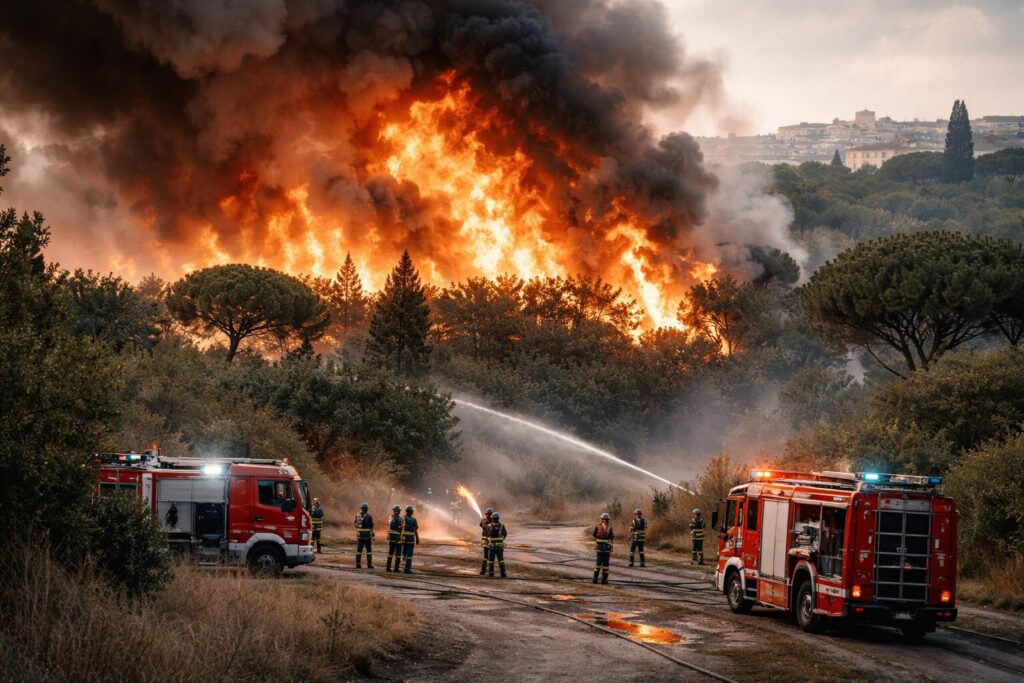 Roma in Fiamme: L’incendio al Parco del Pineto Svela le Lacune nella Gestione Ambientale