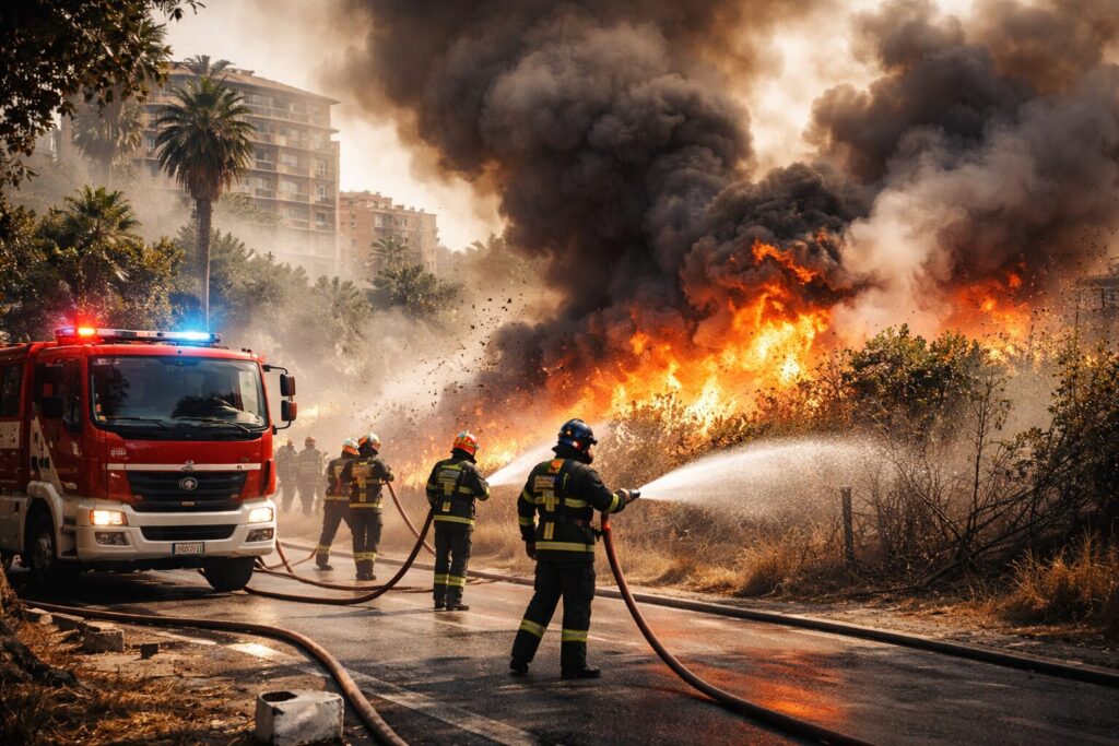 Roma in fiamme: un’estate di incendi da Pineta Sacchetti a Cinecittà