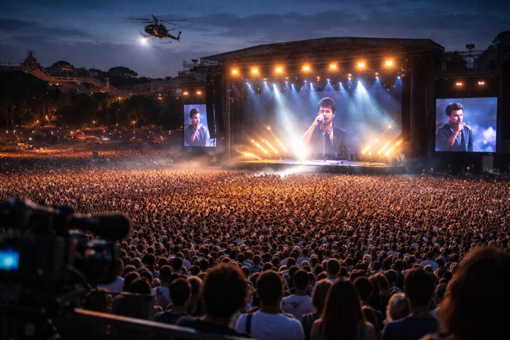 Roma invasa da 250mila fan di Ultimo: un evento epocale che segna un’era nella cultura capitolina