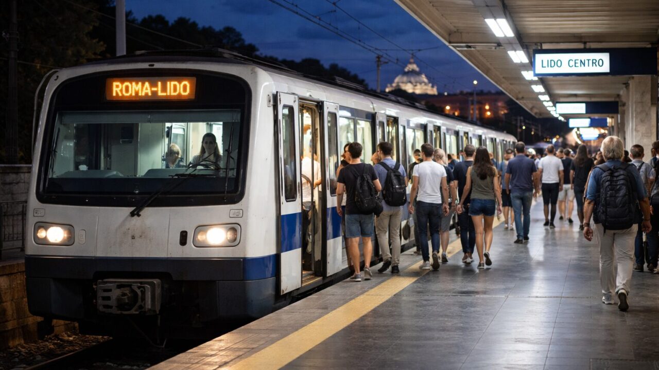 Roma-Lido: treni fino alle 22:30, ma sarà davvero un vantaggio per i residenti?